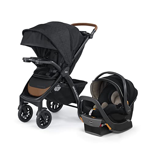 Chicco Bravo Primo Trio Travel System (Springhill/Black) - Kidsy