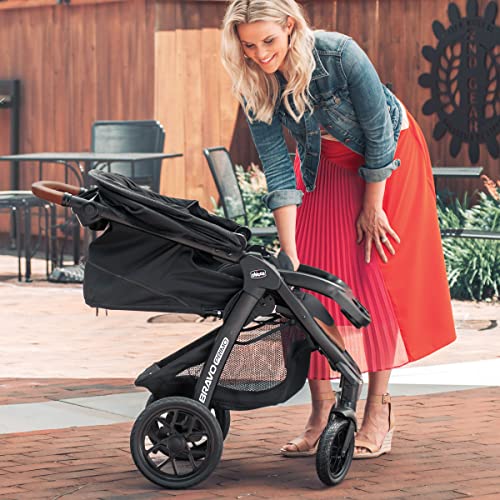Chicco Bravo Primo Trio Travel System (Springhill/Black) - Kidsy