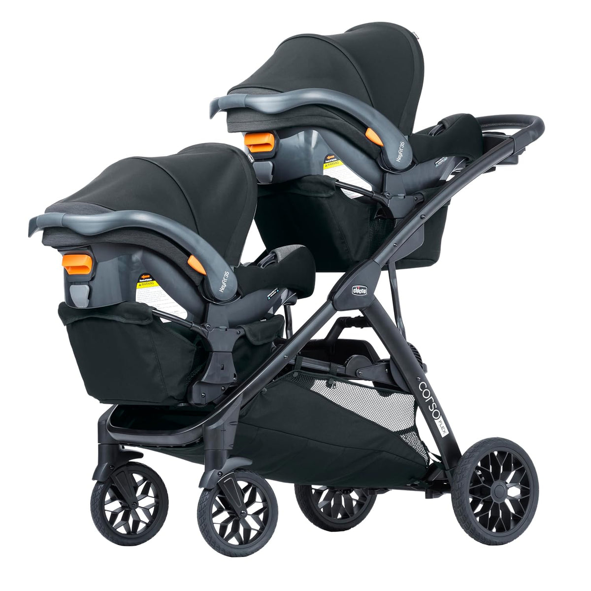 Chicco Corso Flex Modular Stroller (Black) - Kidsy