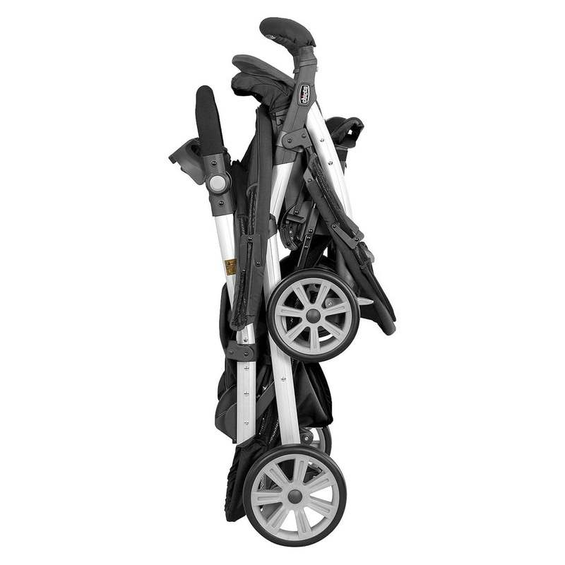 Chicco Cortina Together Double Stroller - Minerale (Black/Silver) - Kidsy