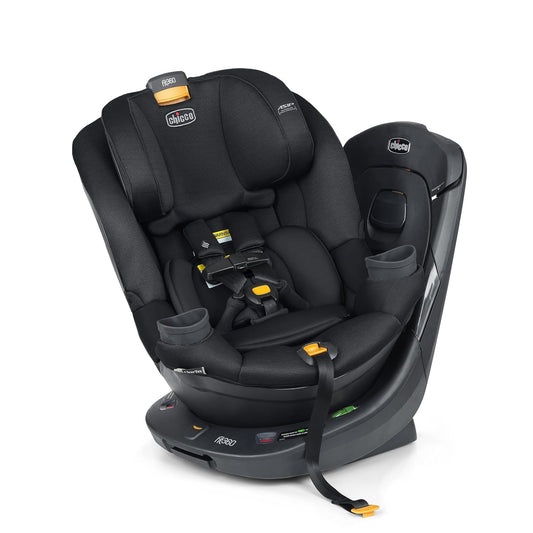 Chicco Fit360 ClearTex Rotating Convertible Car Seat (Obsidian/Black) - Kidsy