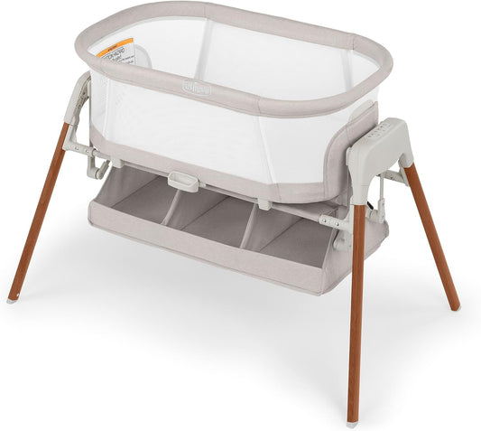 Chicco LullaGlide Plus Electronic 3 - in - 1 Baby Bassinet (Serene/Beige) - Kidsy