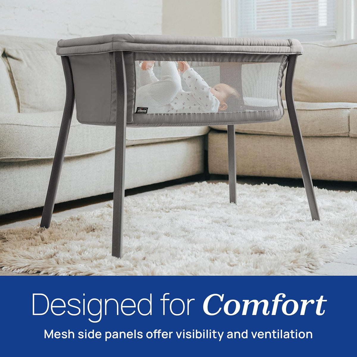 Chicco LullaGo Anywhere SE Portable Baby Bassinet | Lightweight - Kidsy