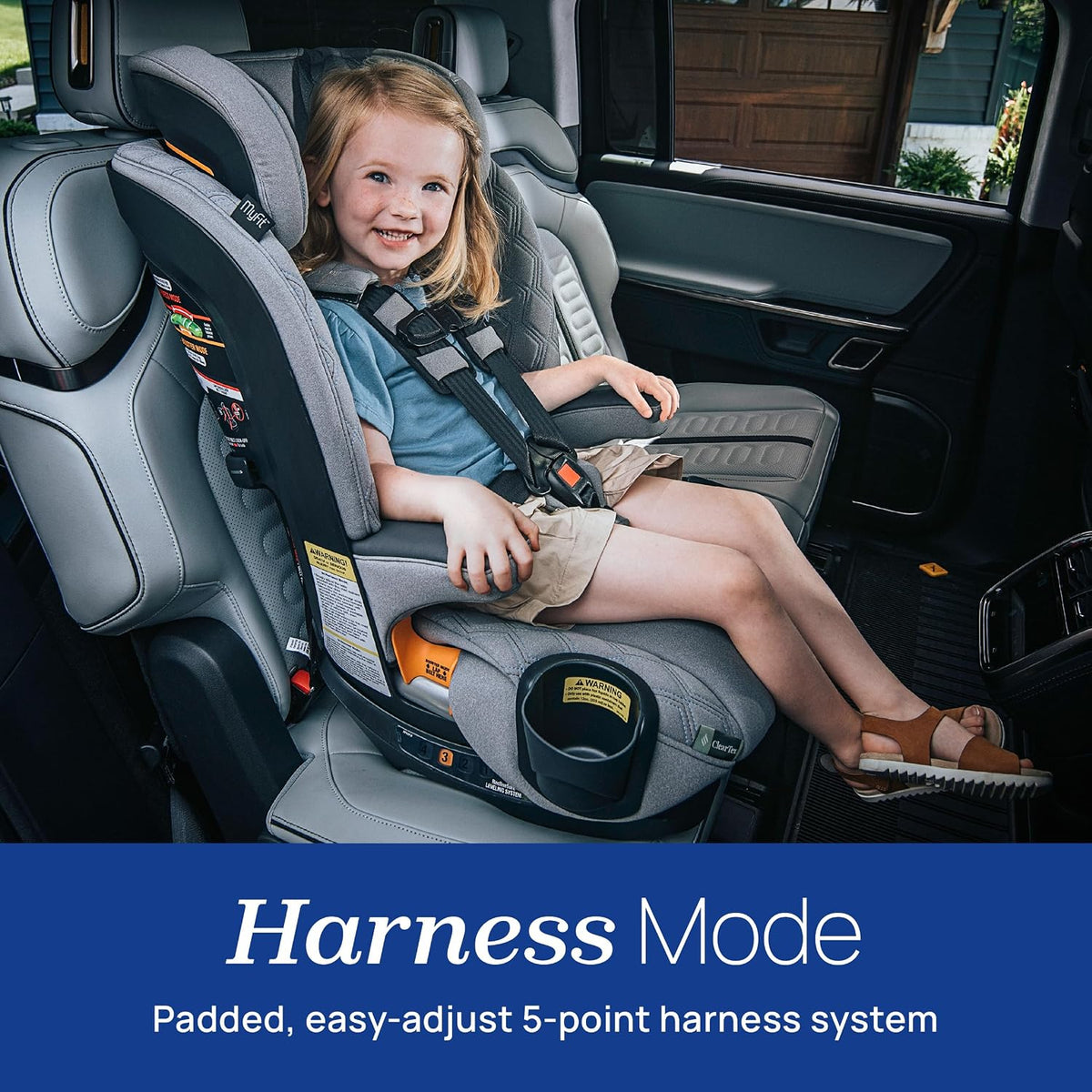 Chicco MyFit Harness + Booster Car Seat (Nova, MyFit Air with ClearTex No Chemicals) - Kidsy