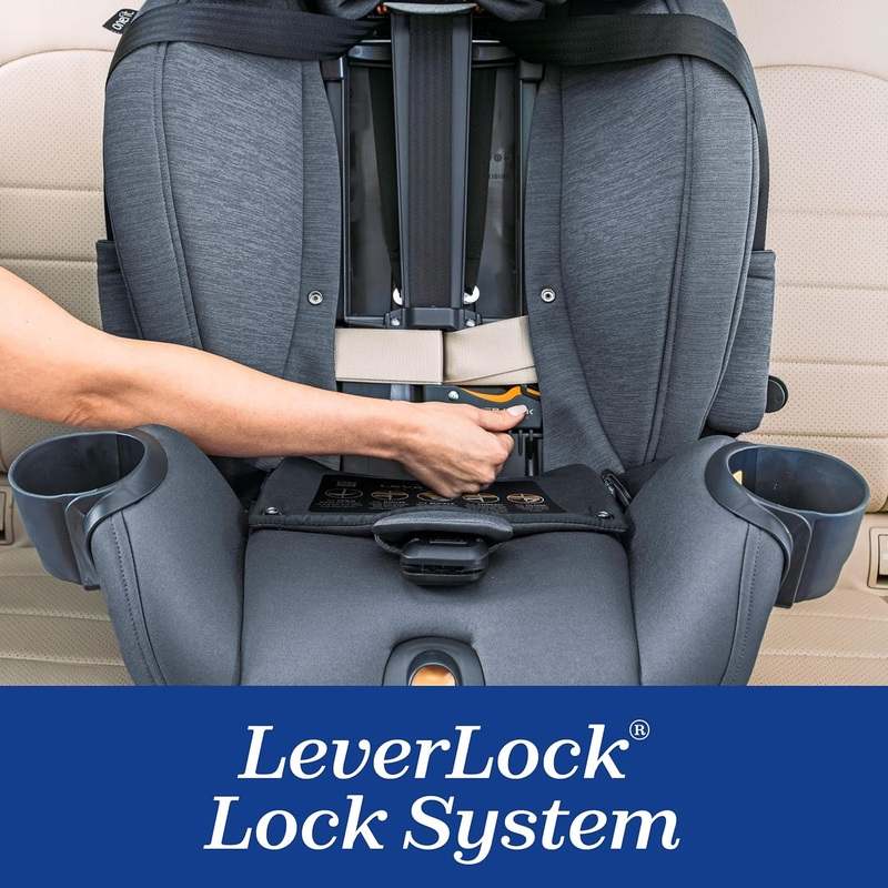 Chicco OneFit LX ClearTex All - in - One Car Seat (Ebony) - Kidsy