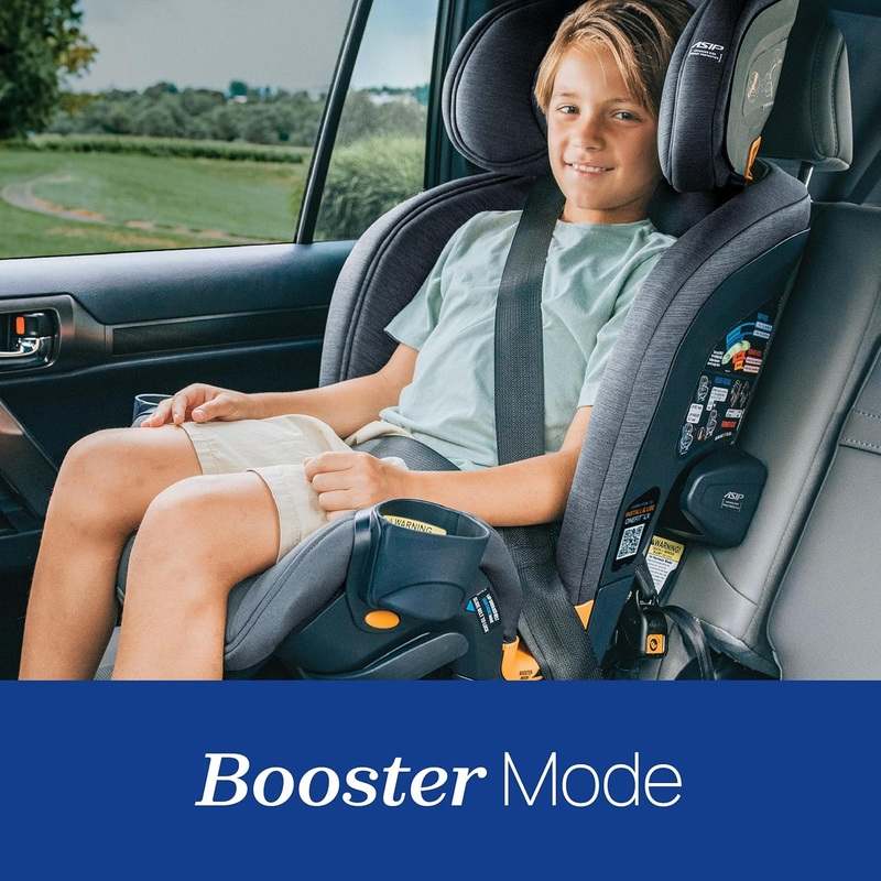 Chicco OneFit LX ClearTex All - in - One Car Seat (Ebony) - Kidsy