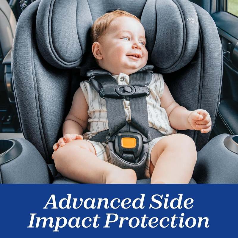 Chicco OneFit LX ClearTex All - in - One Car Seat (Ebony) - Kidsy