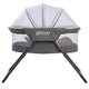 Cocoon Deluxe Folding Travel Bassinet with Canopy (Heather Gray) - Kidsy