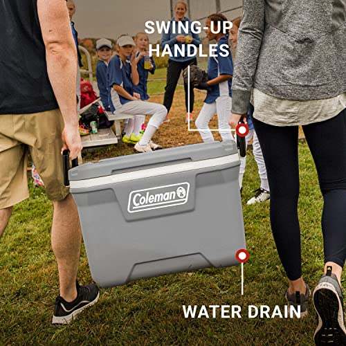 Coleman Classic Series Insulated Portable Cooler, Leak - Resistant Outdoor Hard Cooler Keeps Ice up to 5 Days, 52/70/120/150 Quart - Kidsy