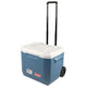 Coleman Xtreme 50qt Rolling Cooler with Wheels, Extra - Walled Insulation (Blue) - Kidsy