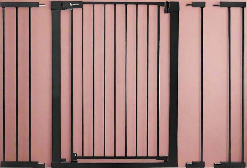 COMOMY 29.5" to 48.8" Wide, 36" Extra Tall Baby Gate (Black) - Kidsy