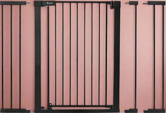 COMOMY 29.5" to 48.8" Wide, 36" Extra Tall Baby Gate (Black) - Kidsy