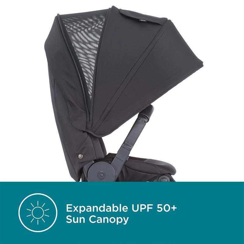 Contours Element Side - by - Side Convertible Toddler and Baby Stroller Single - to - Double (Stealth Black) - Kidsy