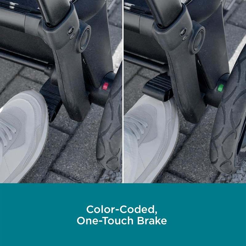 Contours Element Side - by - Side Convertible Toddler and Baby Stroller Single - to - Double (Stealth Black) - Kidsy