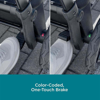 Contours Element Side - by - Side Convertible Toddler and Baby Stroller Single - to - Double (Stealth Black) - Kidsy