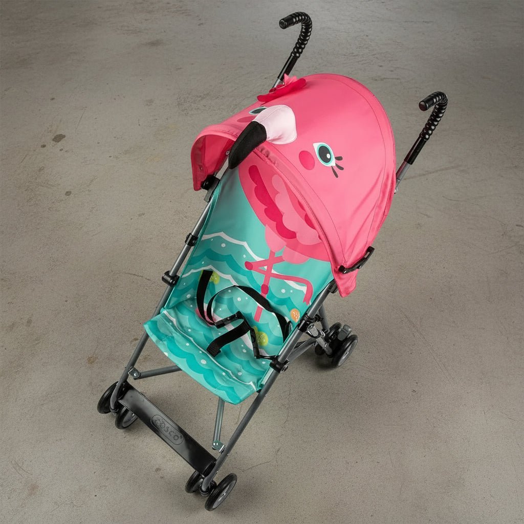 Cosco Character Umbrella Stroller (Pink Flamingo) - Kidsy
