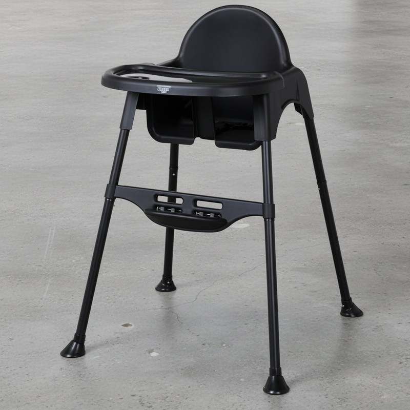 Cosco Kids' Canteen High Chair (Mono Black) - Kidsy