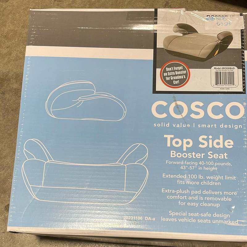 Cosco Topside Backless Booster Car Seat (Leo) - Kidsy