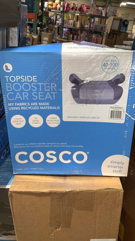 Cosco Topside Booster Car Seat (Organic Waves) - Kidsy