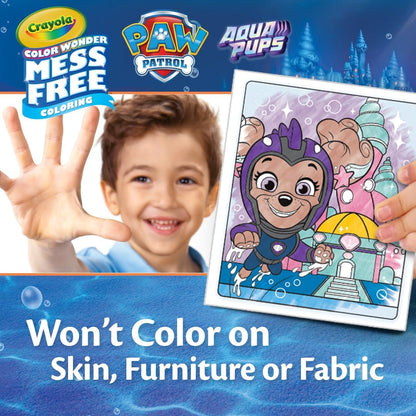 Crayola PAW Patrol Aqua Pups Color Wonder Coloring Set (Multi) - Kidsy