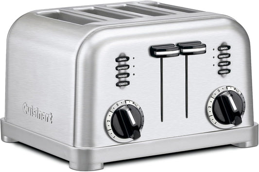 Cuisinart CPT - 180P1 4 - Slice Compact Toaster (Stainless Steel) - Kidsy