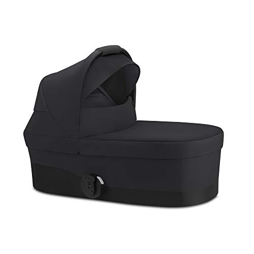 CYBEX Cot S Easy Carry Travel Bassinet (Deep Black) - Kidsy