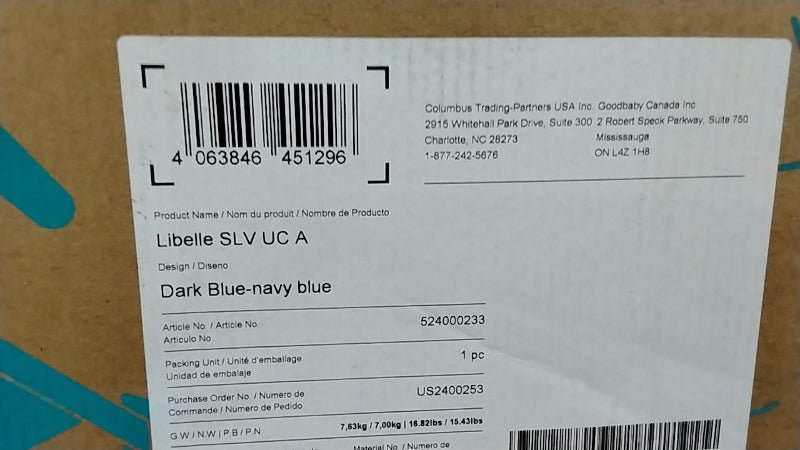 Cybex Libelle 2 Lightweight Travel Stroller with Compact Fold (Dark Blue) - Kidsy