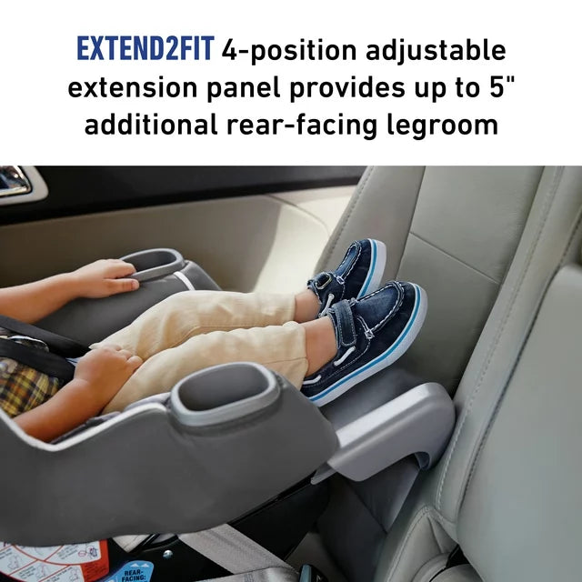 New Graco Extend2fit Convertible Car Seat (Spire)