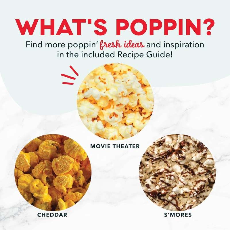Dash 16 Cup Electric Popcorn Maker (Aqua) - Kidsy