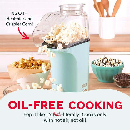 Dash 16 Cup Electric Popcorn Maker (Aqua) - Kidsy