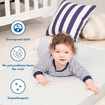 DaVinci Pure Core Memory Foam Baby Crib Mattress (White) - Kidsy