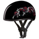 Daytona Skull Cap Helmet – Stylish Barbed Roses Design For A Striking Ride (Small) - Kidsy