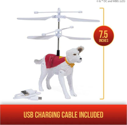 DC Comics, Superman Up in The Sky! Flying Krypto, RC Toys and Remote Control Toys for Kids, 7.5 - Inch Hovering Superdog - Kidsy