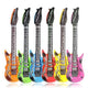 DECORA 35 Inch Inflatable Rock Star Guitar - Pack of 5 - Kidsy