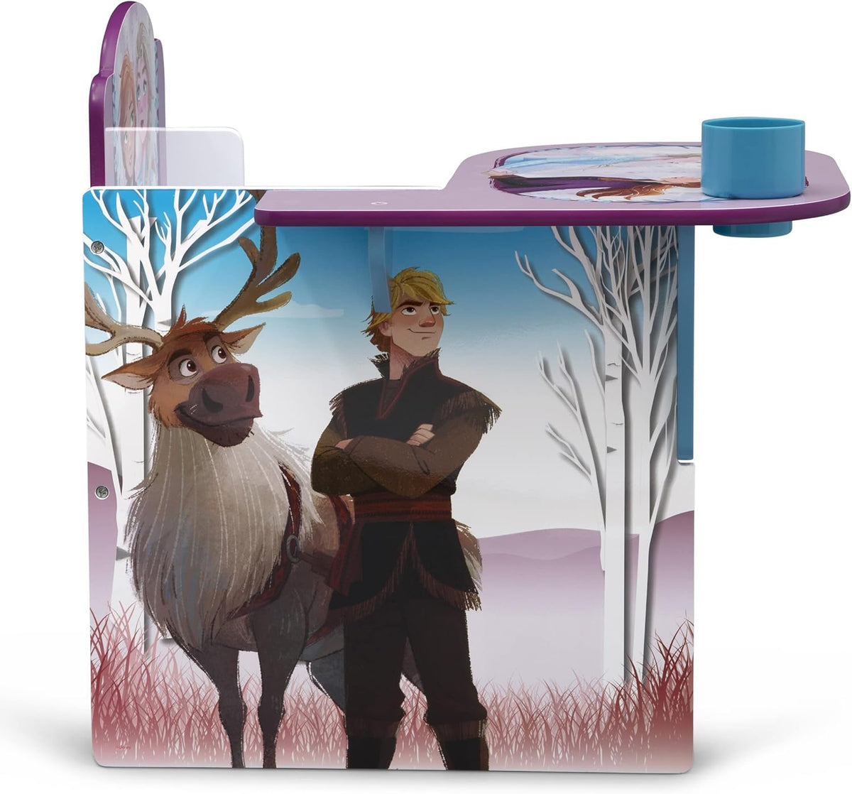 Delta Children Chair Desk with Storage Bin (Disney Frozen II) - Kidsy
