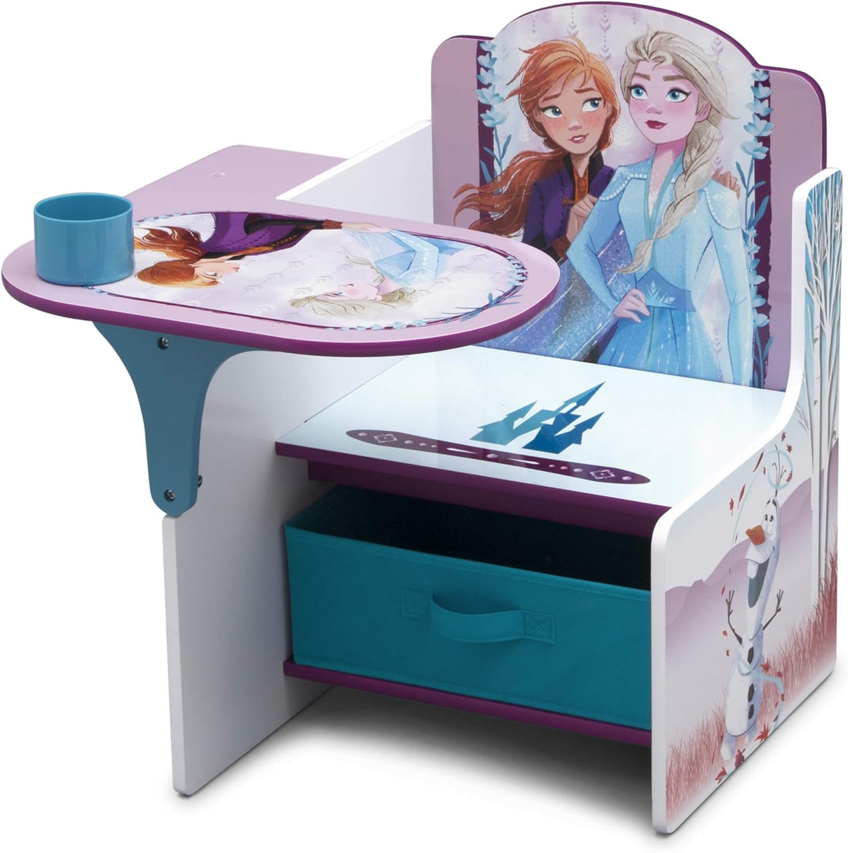 Delta Children Chair Desk with Storage Bin (Disney Frozen II) - Kidsy