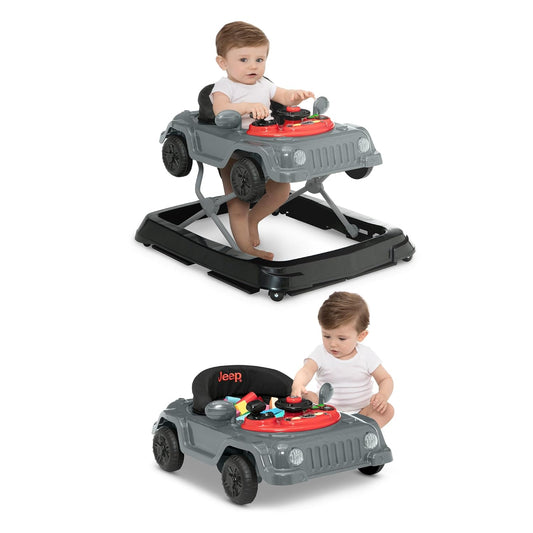 Delta Children Jeep Wrangler Activity Walker (Grey) - Kidsy