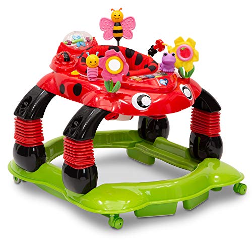 Delta Children Lil Play Station 4 - in - 1 Activity Walker (Sadie Ladybug) - Kidsy