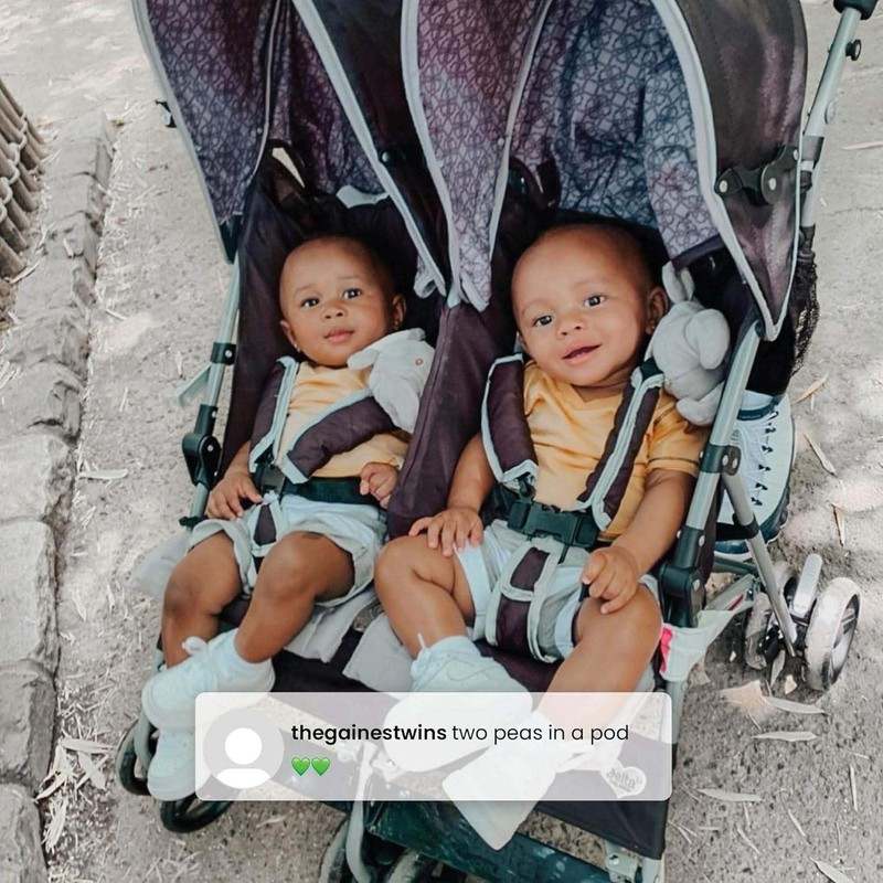 Delta Children LX Side by Side Stroller (Grey) - Kidsy