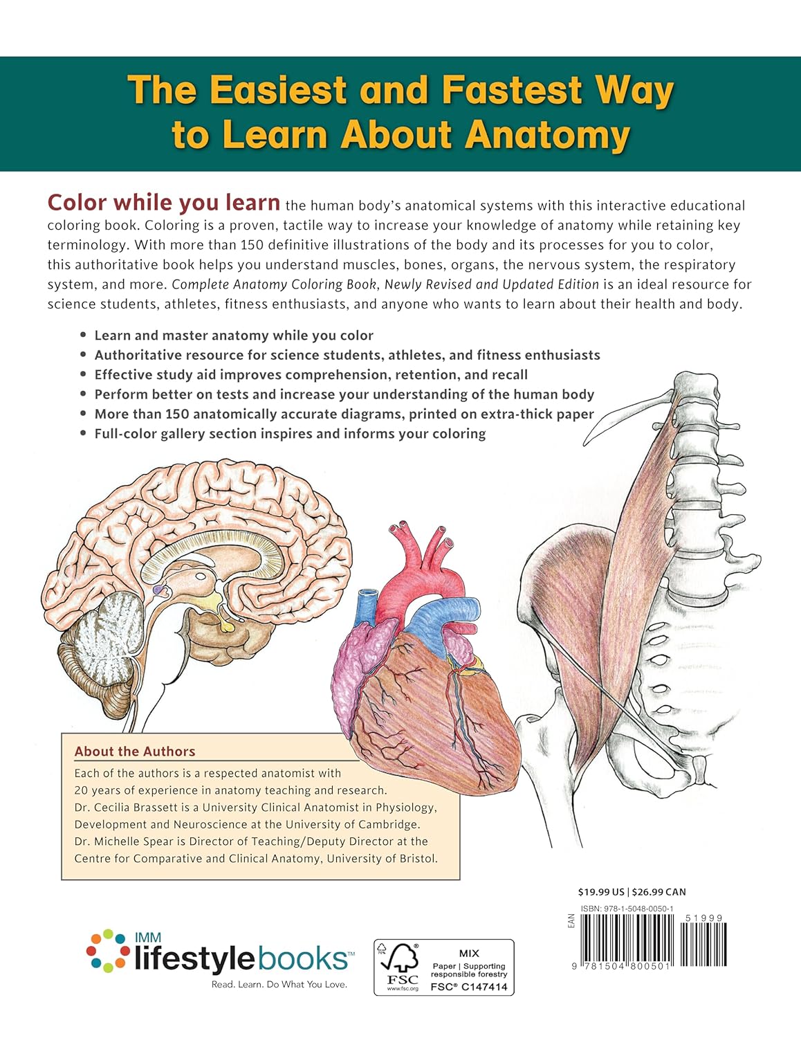 Design Originals Complete Anatomy Coloring Book - Kidsy