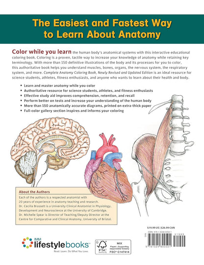 Design Originals Complete Anatomy Coloring Book - Kidsy