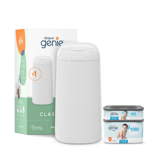 Diaper Genie Classic Diaper Pail Gift Set with Refills - Kidsy