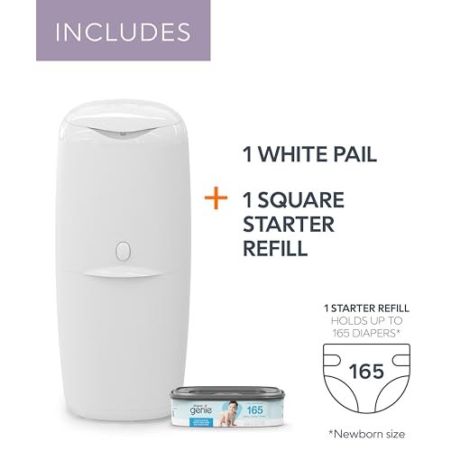 Diaper Genie Compact Pail with Starter Refill - Kidsy