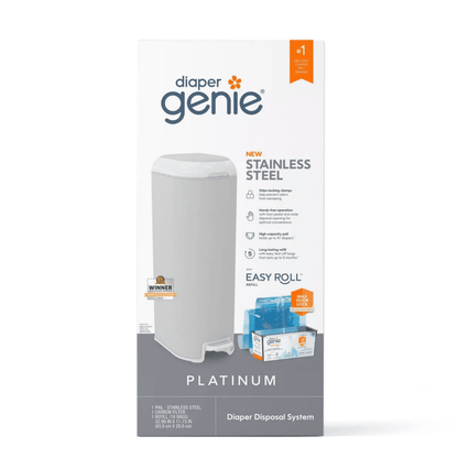 Diaper Genie Platinum Pail (Stone Grey) - Kidsy