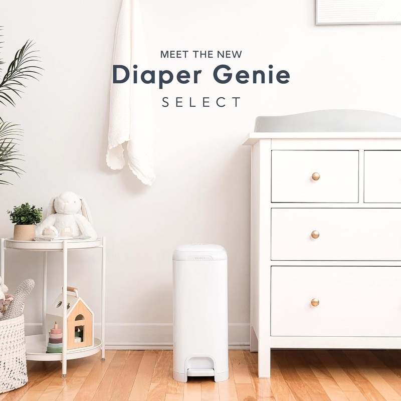 Diaper Genie Select Pail is Made of Durable Stainless Steel - Kidsy