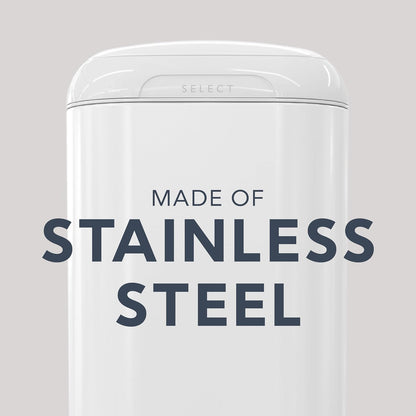 Diaper Genie Select Pail is Made of Durable Stainless Steel - Kidsy