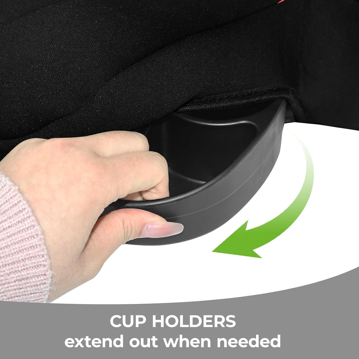 Diono Cambria LE, 2-in-1 Belt Positioning Booster Seat (Black) - Kidsy