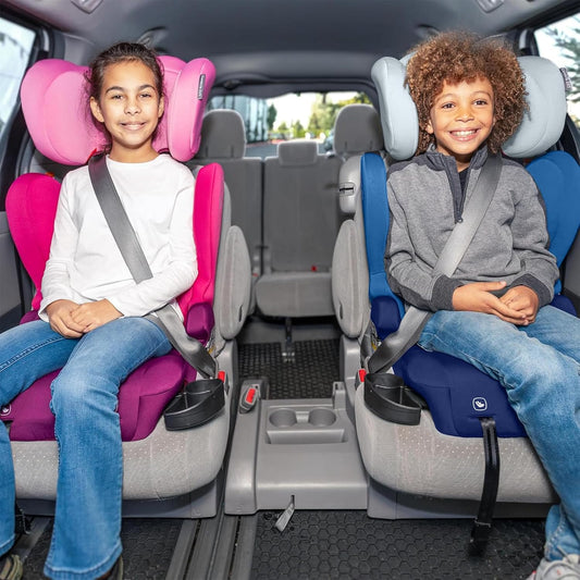 Diono Cambria LE 2-in-1 High-Back & Backless Booster Car Seat, 40-120 lbs (Blue) - Kidsy