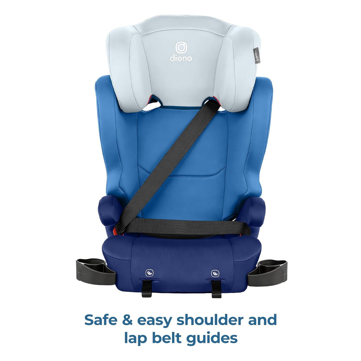 Diono Cambria LE 2-in-1 High-Back & Backless Booster Car Seat, 40-120 lbs (Blue) - Kidsy