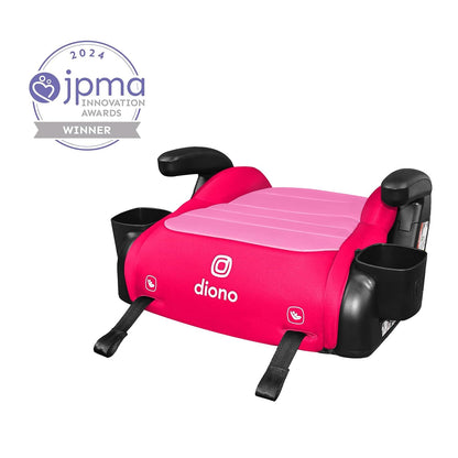 Diono Connect3 RXT Backless Booster for Children from 40-120 lbs. (Pink Cotton Candy) - Kidsy